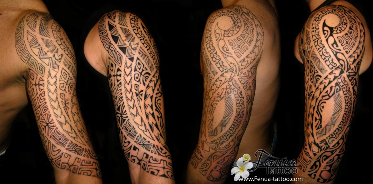 photo de tatouage polynésien