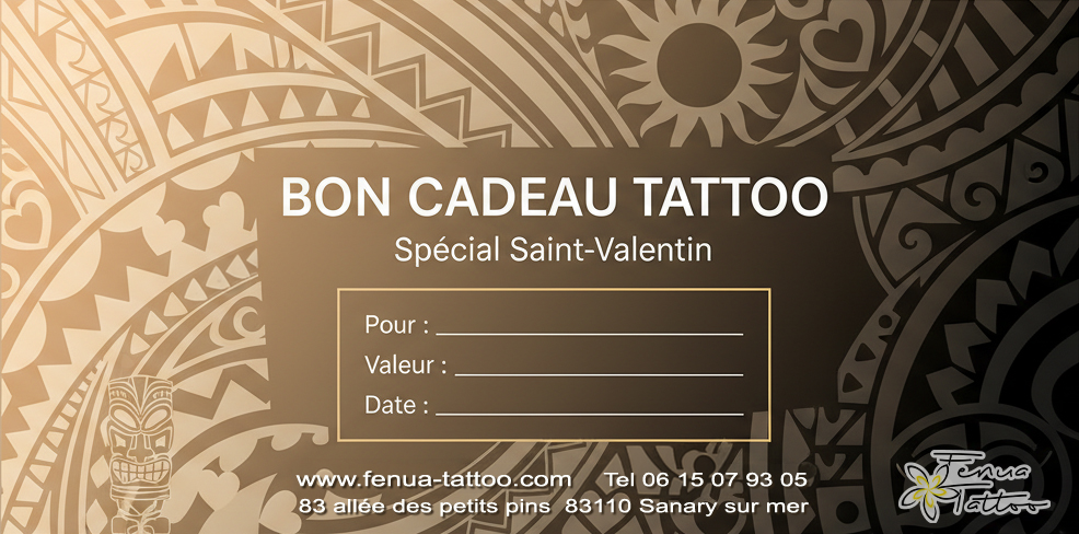 Bon cadeau Tattoo St valentin