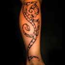 Le tatouage avec l'art du point