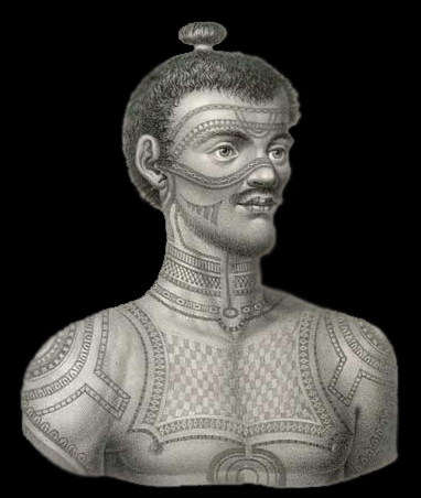 polyn&eacute;sien et tattoo