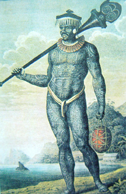 Les hommes polyn&eacute;sien et le tatouge