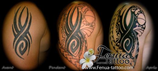 2°) customisation d'un tattoo tribal
