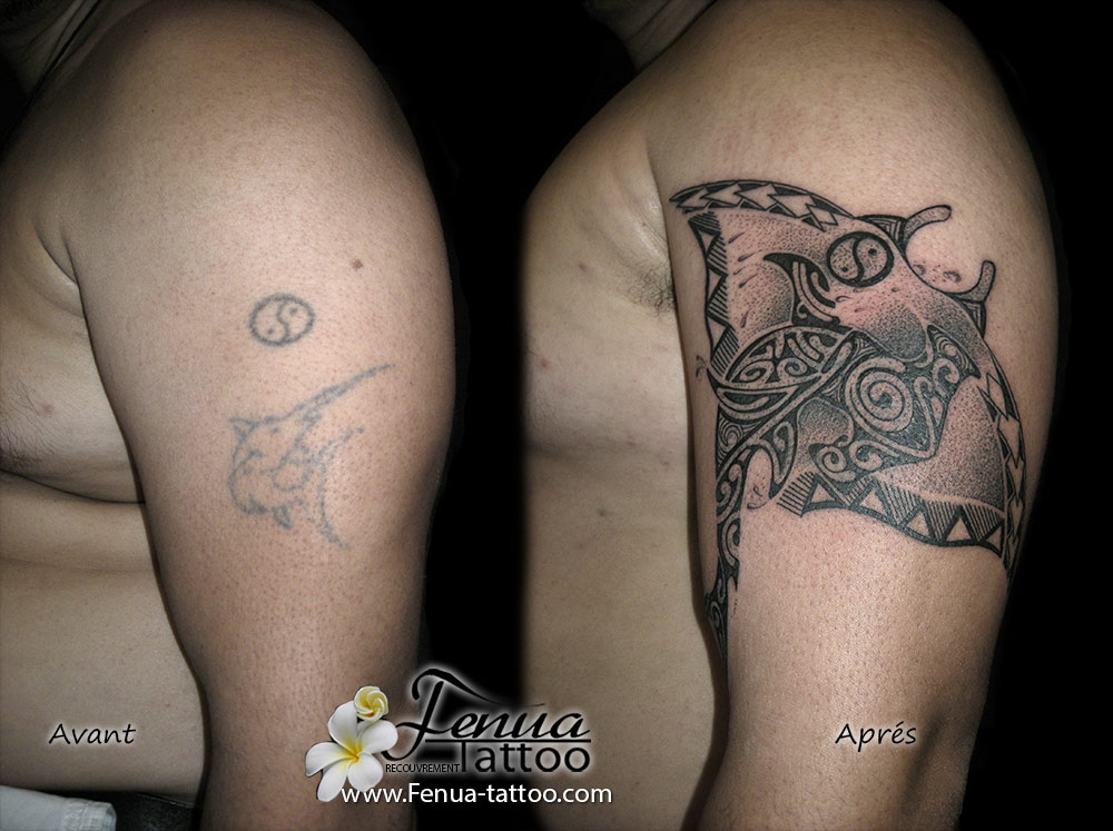 photo cover up recouvrement de tatouage 