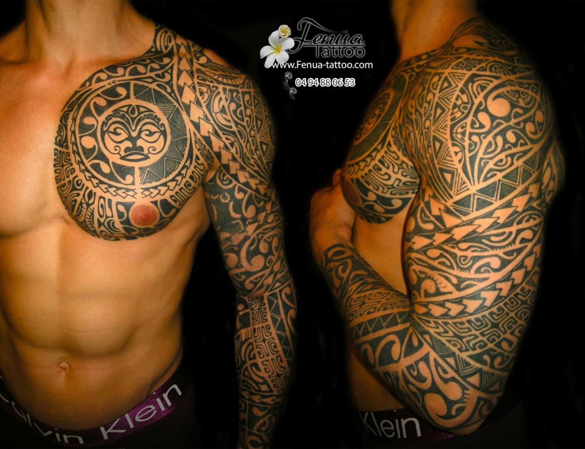 tatouage polynesien maori