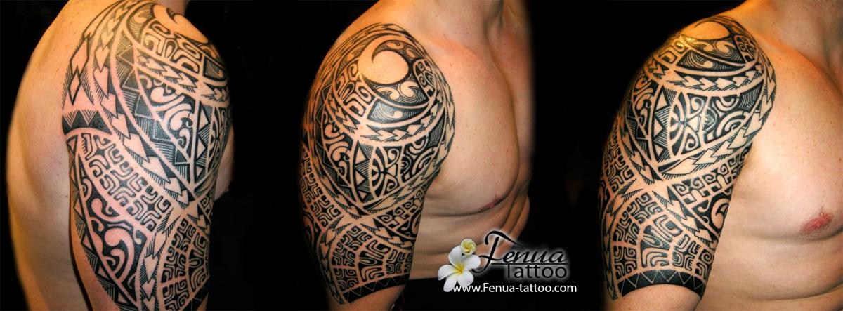 photo de tatouage polynésien