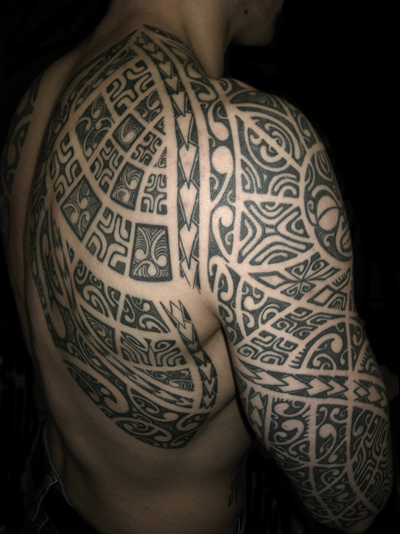 photo de tatouage polynésien