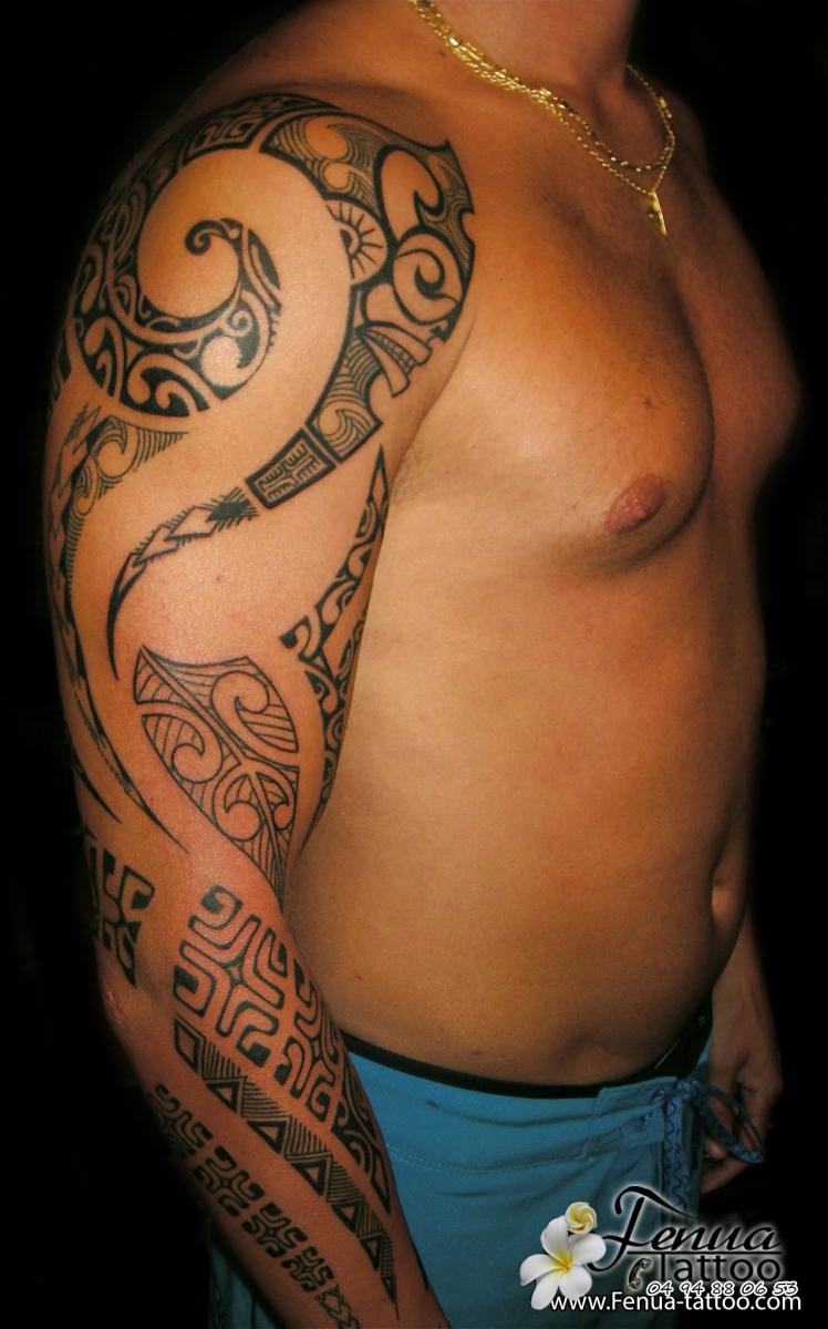 tatouage polynesien et maori