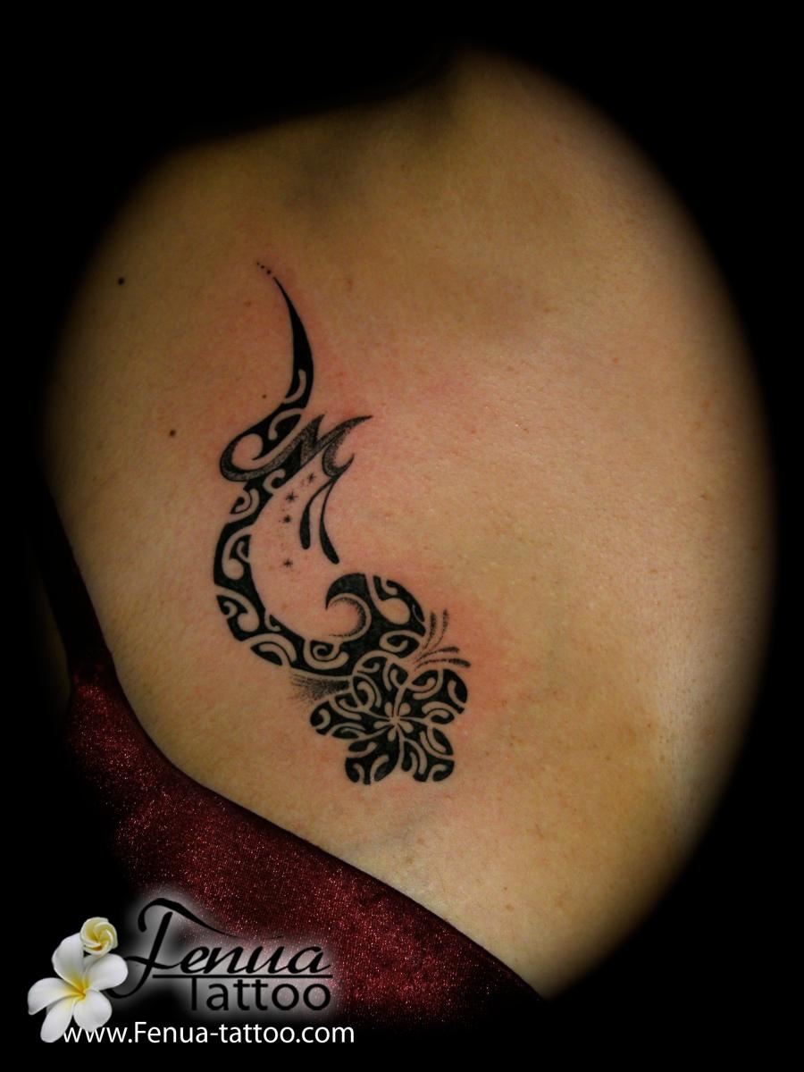 tatouage photo polynésien