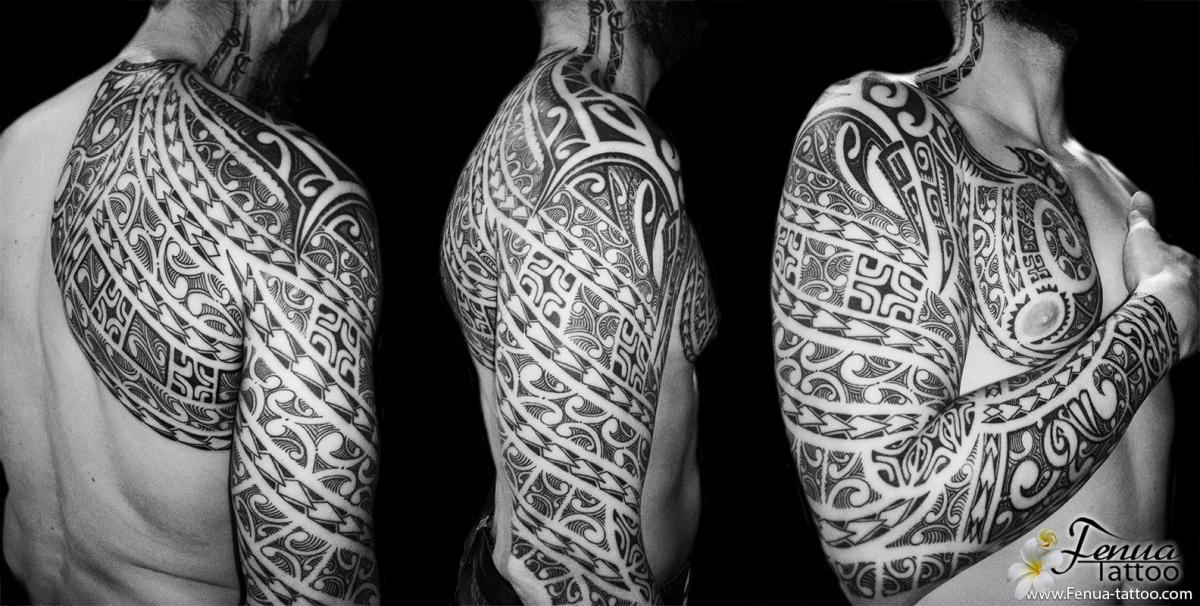 tatouage  photo tribal maorie