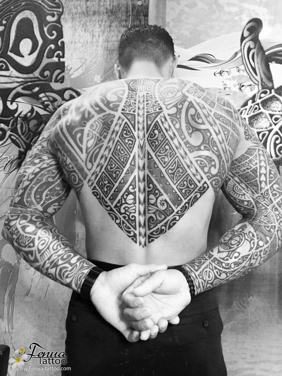 photo de tattoo tribal maorie