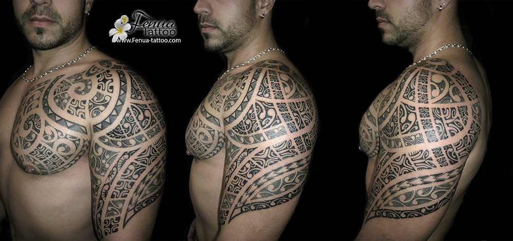 photos tatouages polynesien homme