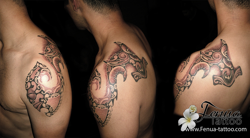 photo de tatouage polynesien