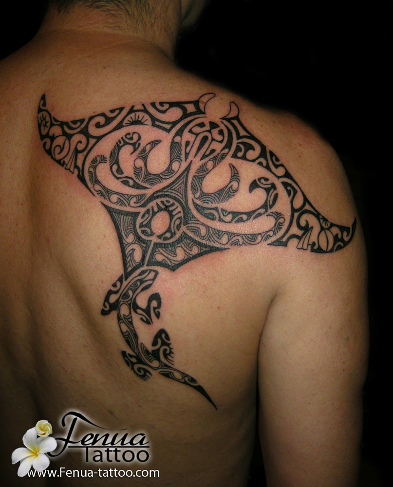 ajout de tatouage polynesien